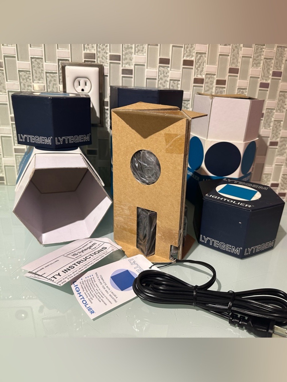 [different colors] Lightolier Lytegem Atomic Desk Lamp - Picture 3 of 5